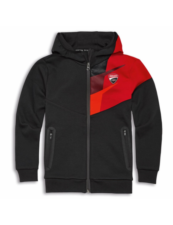Original Ducati DC Speed ​​​​Schwarz/Rot Unisex-Kinder-Sweatshirt 9877112 - 1