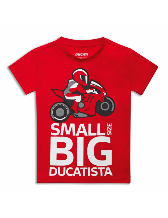 Original Ducati Big Ducatista Red Unisex Child T-shirt9877061 - 1
