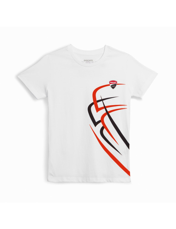 Original Ducati DC Shields White Unisex Child T-shirt 9877083 - 1