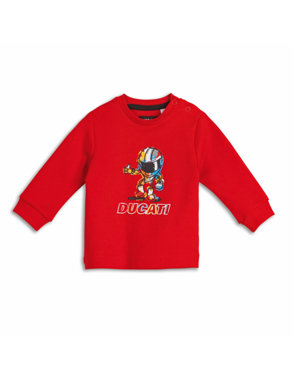 Original Ducati Future 5.0 Red Child's Long Sleeve Unisex T-Shirt9877131 - 1
