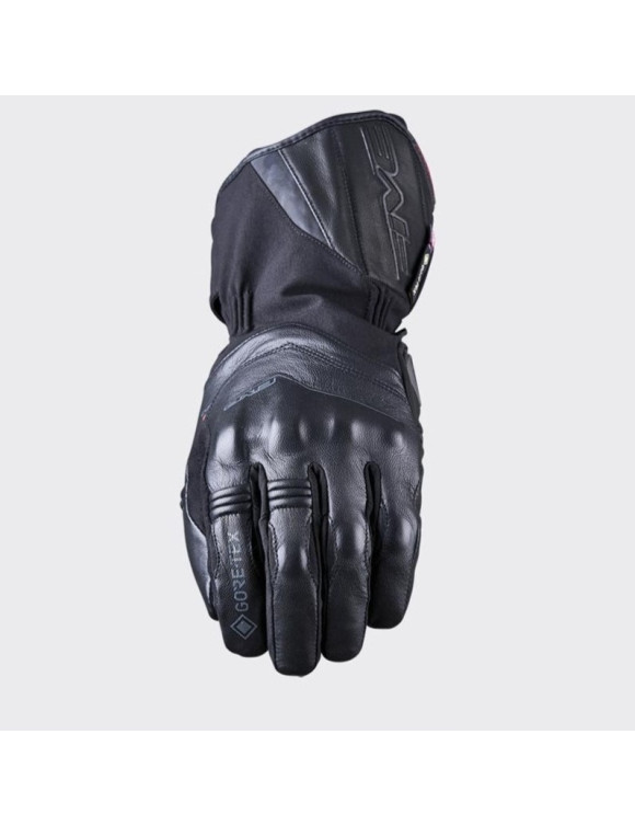 Five WFX Skin EVO GTX Black Men's Winter Motorcycle Gloves81309