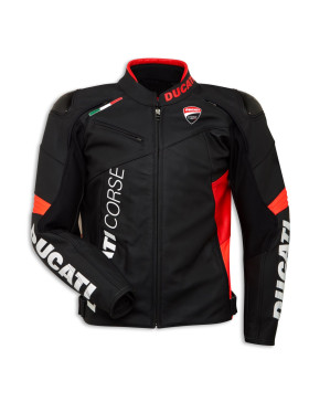 Ducati Corse C6 Original Leather Men's Motorcycle Jacket 9810743