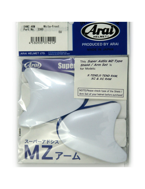 Arai External Mounts Set Type SAM-Z Frost White AR314000FW