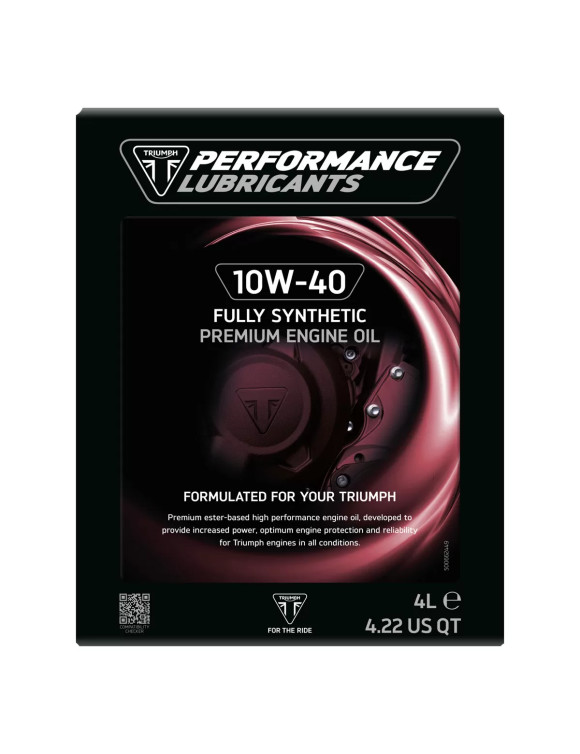 Triumph - Motoröl 10W-40 vollsynthetisch, 4 Liter (PLFS23004-1040)