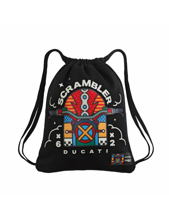 Bolsa unisex original Ducati Energy Van Orton negra 987712251 - 1