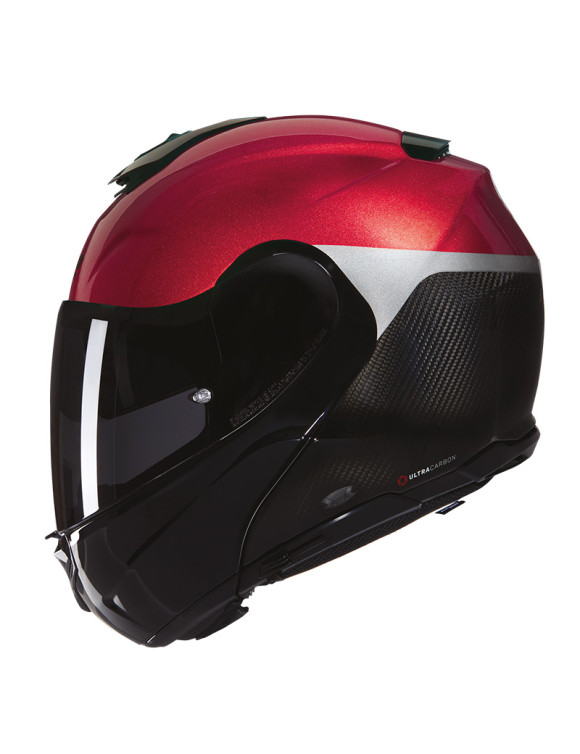 X-Lite X-1005 Ultra Carbon Modular Motorcycle Helmet Special Painting 341 Black/Red Glossy U15000730341