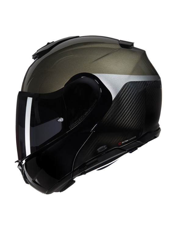 X-Lite X-1005 Ultra Carbon Modular Motorcycle Helmet Special Painting 342 Black/Stone Glossy U15000730342