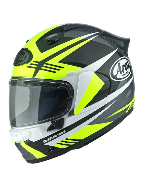 Arai Quantic Mark Yellow Glossy Full Face Motorcycle Helmet AR3115MY