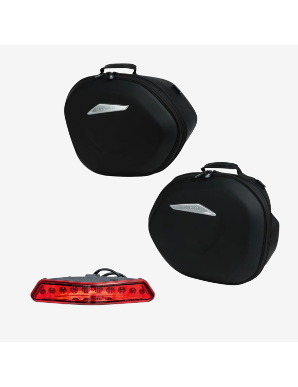 Pareja de Maletas Laterales Semirrígidas con Luz de Freno LED 96782133AA Ducati Diavel V4 - 1