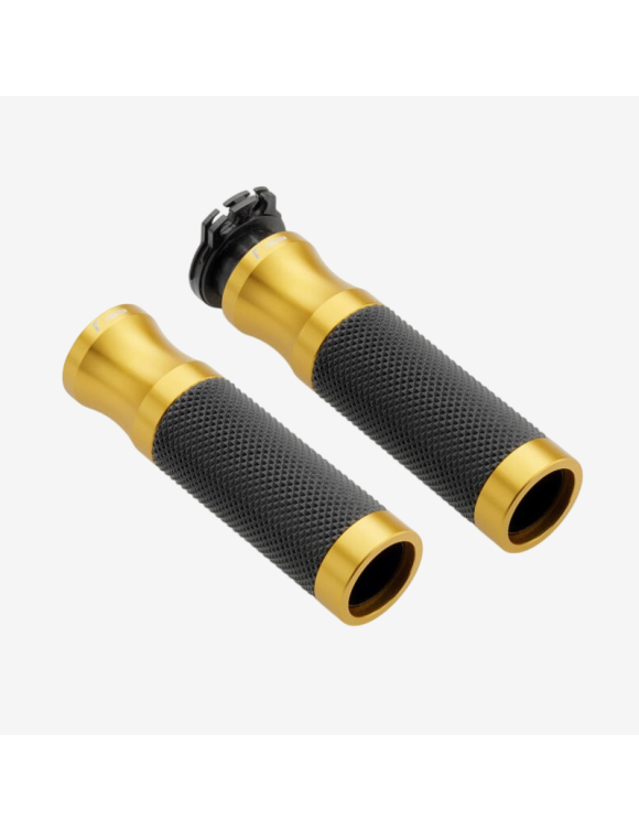 Pair of Universal Ø 22 mm Grips, Gold - Rizoma GR205G