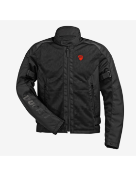 DUCATI ライダースジャケット L ロゴ プロテクター メッシュ ツーリング men-s-summer-motorcycle-jacket