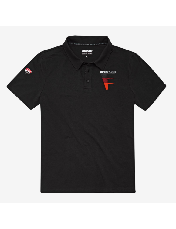 Polo para Hombre Original Ducati DC Speed Negro 98771076 - 1