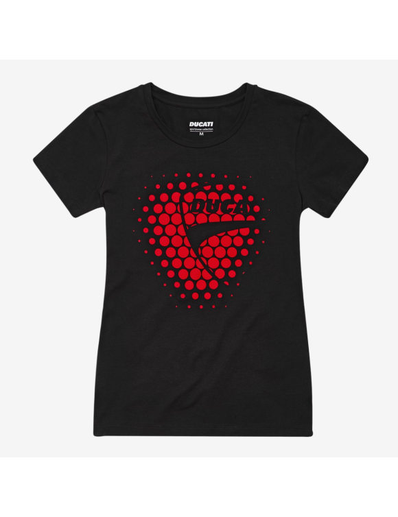 Women's Original Ducati Heart Black/Red T-Shirt 98771099 - 1