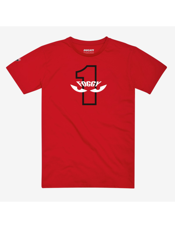 Camiseta Original Ducati para Hombre Foggy 2.0 Roja 98771350 - 1