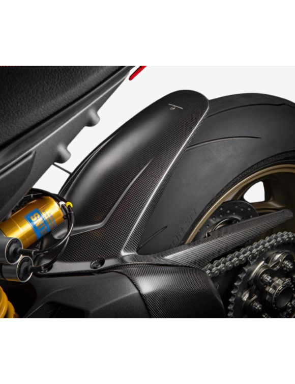 Carbon rear fender full exhaust system Panigale Ducati V4