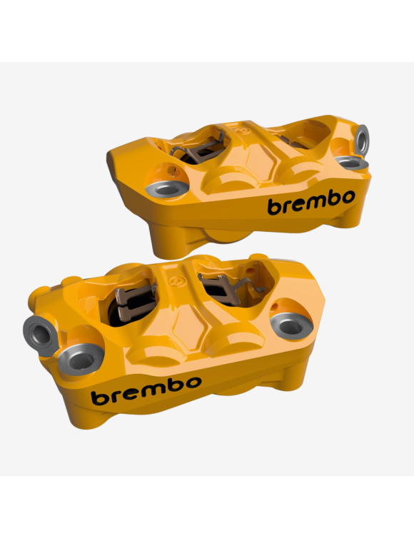 Front Brake Calipers in Yellow, 96180901AC, Ducati Panigale/Streetfighter V4 - 1