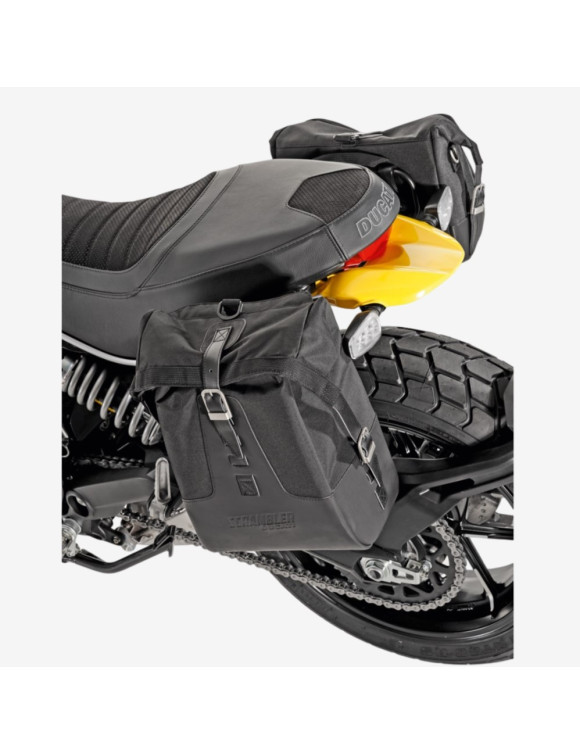 Classic Black Side Bags, 96780761C, Ducati Scrambler - 3