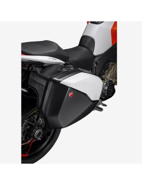 Side Case Cover in Artic White Plastic, 96781561AB, Ducati Multistrada V4 - 2