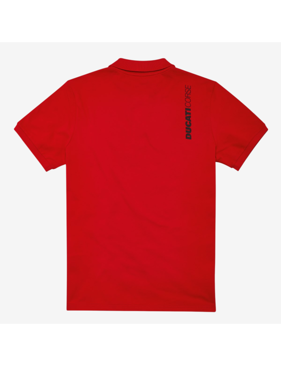 Original Men's Polo T-Shirt Ducati DC Speed Red 98771075 - 2