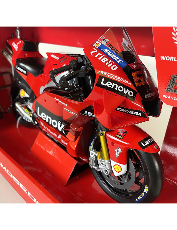 Modellino Moto Desmosedici GP Bagnaia 1:6 Ducati Lenovo Team 2022 987713752 - 3