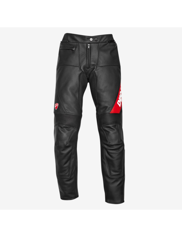 Original Ducati Women's Motorcycle Pants Company C4 Black/Red 9810732 - 1