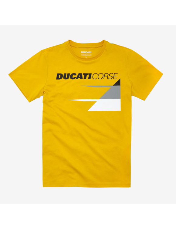 T-shirt da Uomo Originale Ducati DC Mood Yellow  98771100 - 1