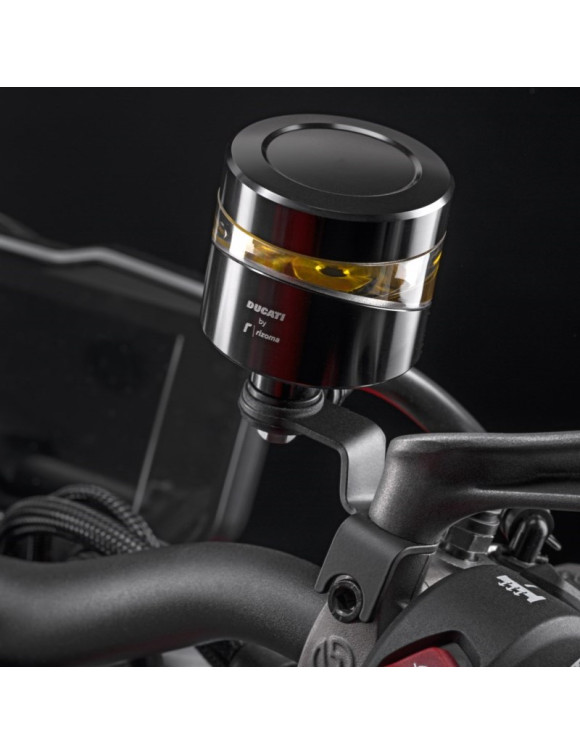 Paar Halterungen für Brems-/Kupplungsflüssigkeitsbehälter, 97380972A, Ducati Monster/Streetfighter - 2