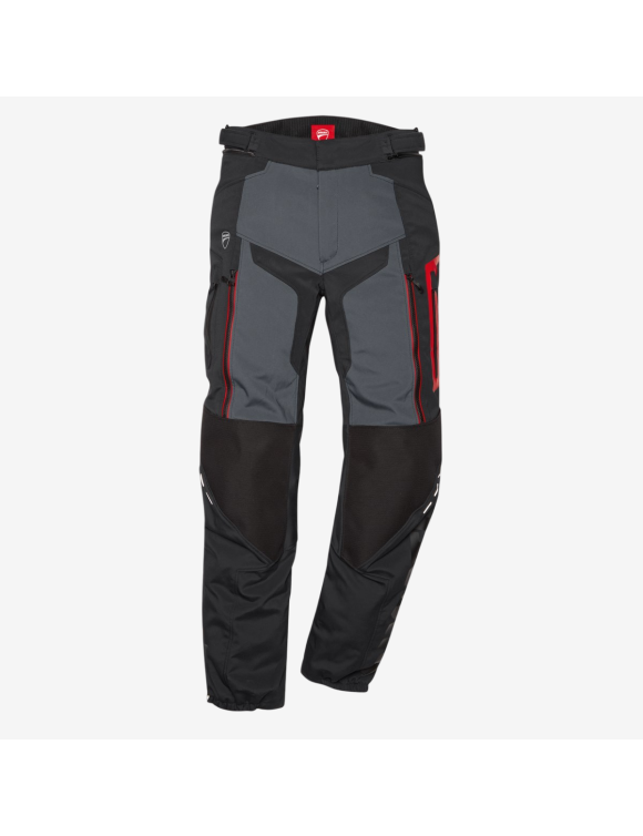 Original Ducati Strada C5 Black/Red Herren Motorradhose 9810754 - 1