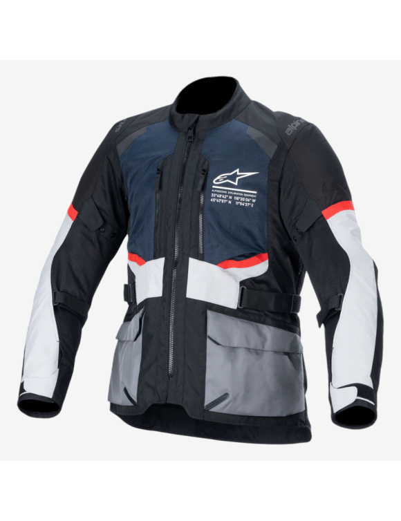 Alpinestars Andes Air Drystar® Black/Blue Men's Motorcycle Jacket 32079247029