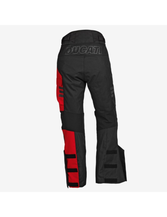 Pantaloni Moto da Donna Originali Ducati Explorer Black/Red 98108822 - 2