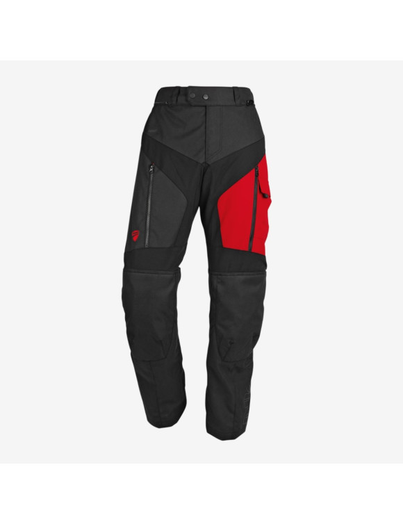 Pantaloni Moto da Donna Originali Ducati Explorer Black/Red 98108822 - 1