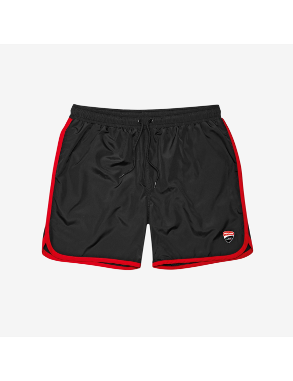 Original Ducati Herren Badehose DC Classic Schwarz/Rot 98780107 - 1