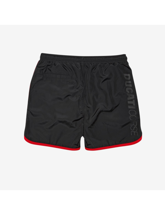 Original Ducati Herren Badehose DC Classic Schwarz/Rot 98780107 - 2