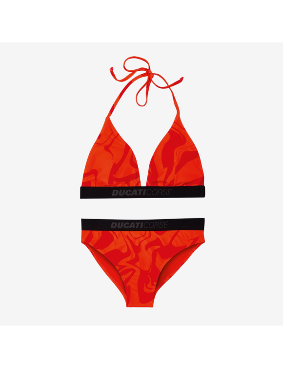 Bikini Original Ducati para Mujer DC AOP Rojo 98771283 - 1