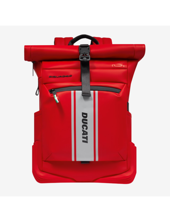 Original Ducati D-Piquadro Roll Red Backpack 987801901