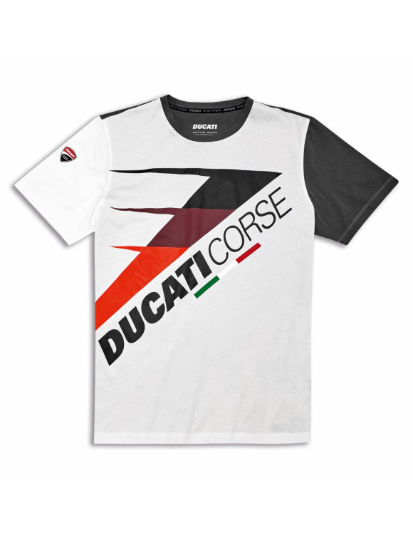 Ducati DC Speed Original Herren T-Shirt Weiß/Schwarz 98771077 - 1