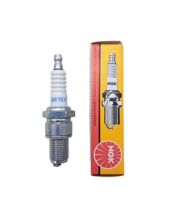 Candela NGK BR7ES, Filetto Lungo standard, Con Resistenza, Ricambio N2431070