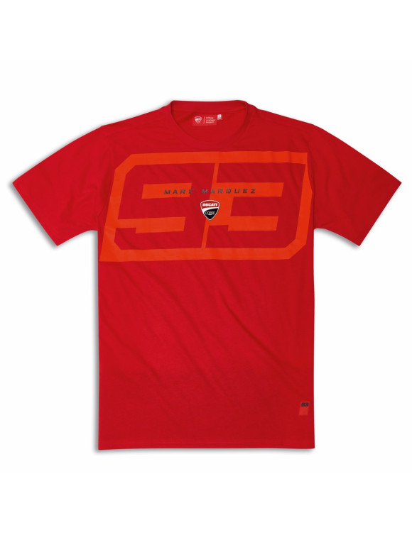 Original Ducati Dual MM93 Men's T-shirt Red 98780097 - 1