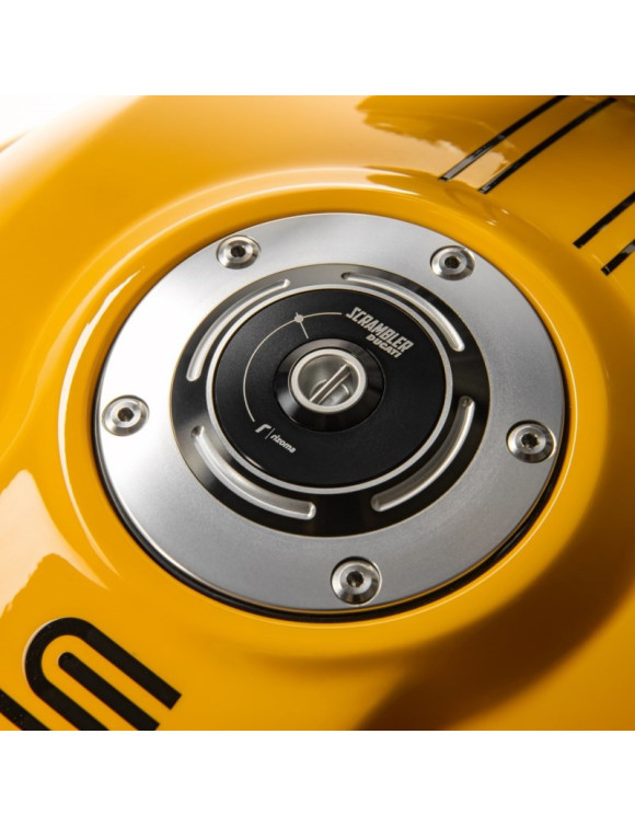 Tapón de depósito de aluminio de Full 97780072AA Ducati Scrambler 800-1100 - 2 Tapón de depósito de aluminio de Full 97780072AA Ducati Scrambler 800-1100 - 2