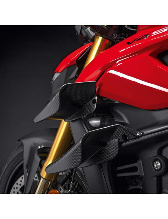 4 Carbon Fiber Wings 96981341AA Ducati Streetfighter V2/V4/V4S - 2