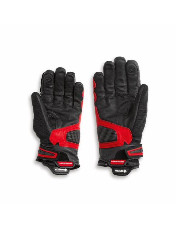 Original Ducati Tour C5 Damen Motorradhandschuhe Schwarz/Rot 98109104 - 2