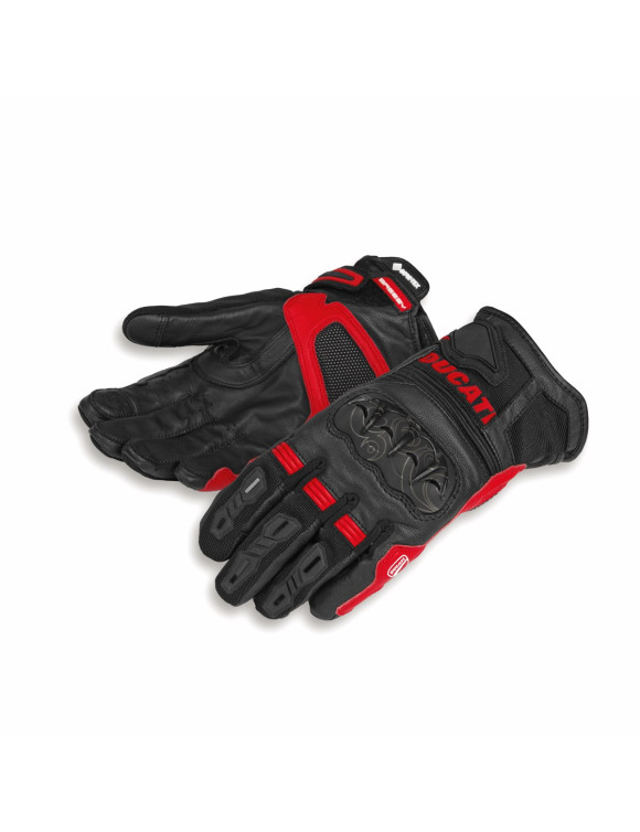 Original Ducati Tour C5 Damen Motorradhandschuhe Schwarz/Rot 98109104 - 1