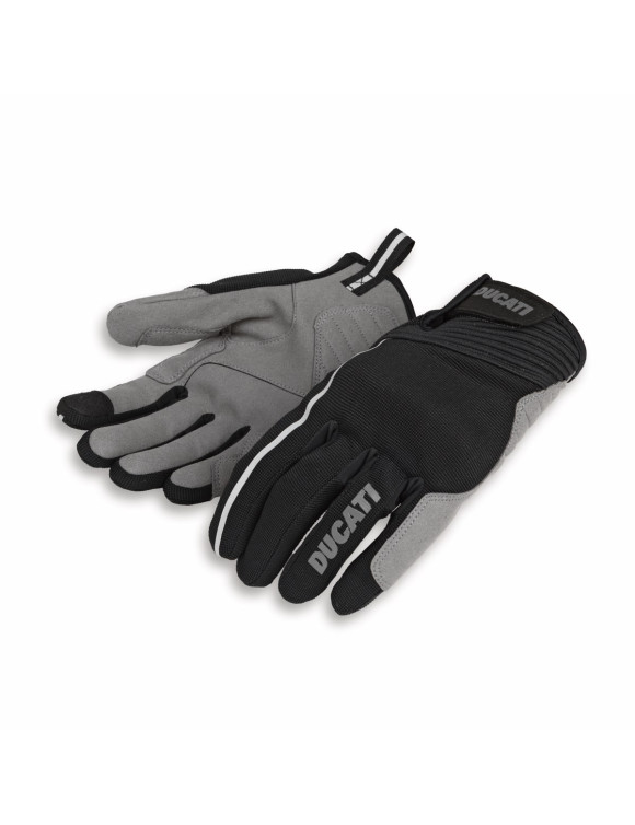 Gants Moto Femme Originaux Ducati Overland C4 Noir 98109105 - 1