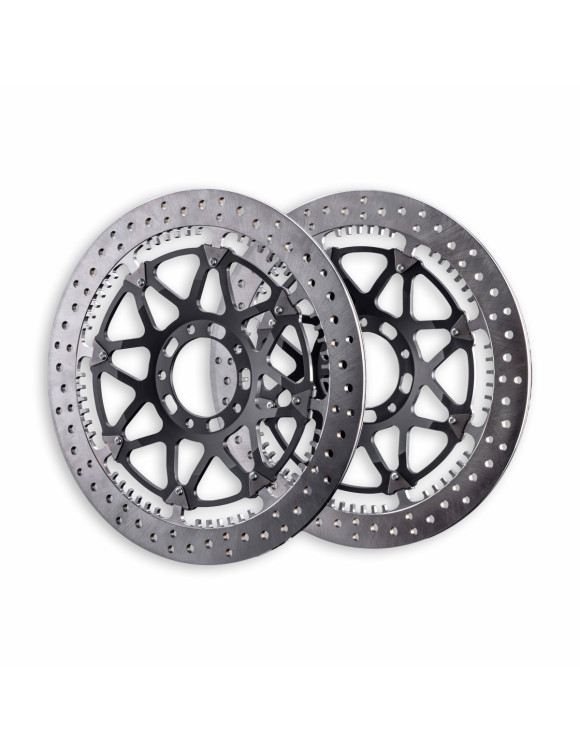 Paire de Disques de Frein Avant Majorés Ailetés 96180991AA Ducati Panigale V4/S, MY25 Streetfighter V4S - 1 Paire de Disques de Frein Avant Majorés Ailetés 96180991AA Ducati Panigale V4/S, MY25 Streetfighter V4S - 1