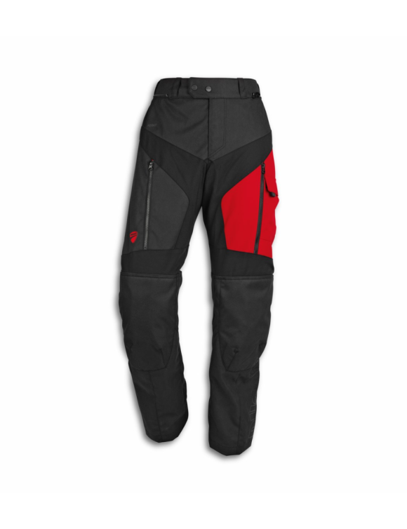 Pantalones Moto Hombre Originales Ducati Explorer Negro/Rojo 98109266 - 1