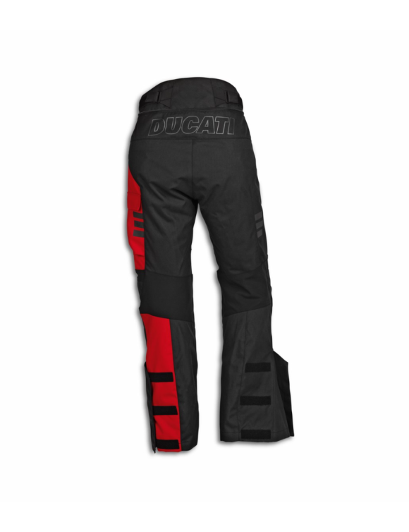 Pantalones Moto Hombre Originales Ducati Explorer Negro/Rojo 98109266 - 2
