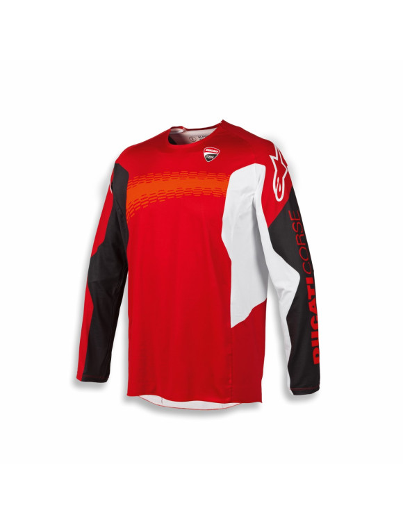 Original Ducati Desmo Herren Funktions-Trikot Schwarz/Rot 98109570 - 1