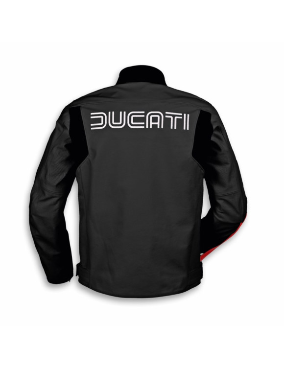 Giacca Moto da Uomo in Pelle Perforata Ducati Heritage C3 Black 9810893 - 2 Giacca Moto da Uomo in Pelle Perforata Ducati Heritage C3 Black 9810893 - 2