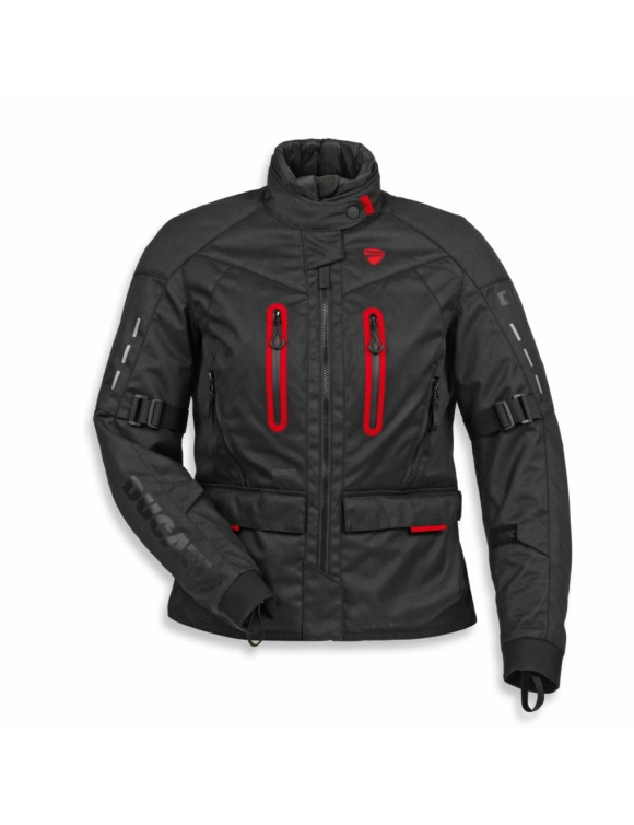 Ducati Tour C5 Schwarz/Rot Original Damen Motorradjacke 98109236 - 1