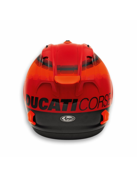 Casque Moto Intégral Original Ducati Corse V9 Noir/Rouge 98109221 - 3